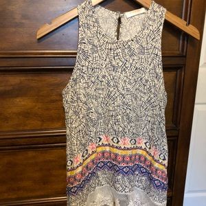 Renee C Split Back Sleeveless Top Stitch Fix